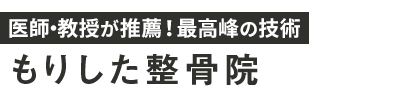 森下・両国の整体なら「もりした整骨院」ロゴ